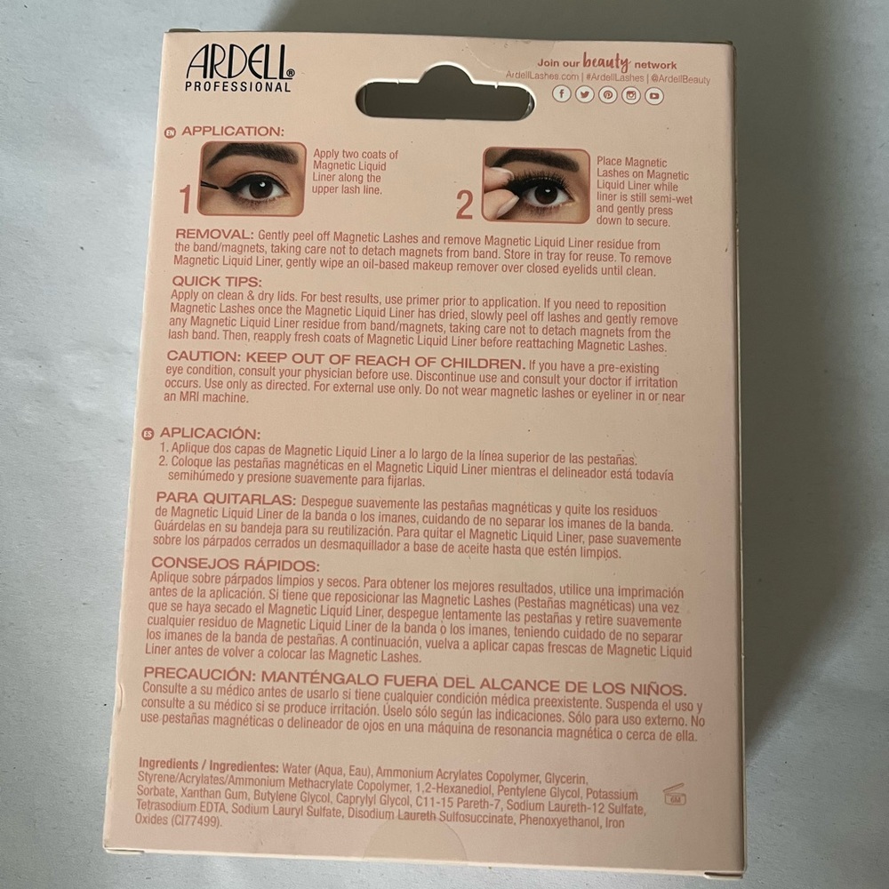 Ardell Magnetic Liquid Liner and Naked Lashes Set brand new 420 - Picture 3 of 5